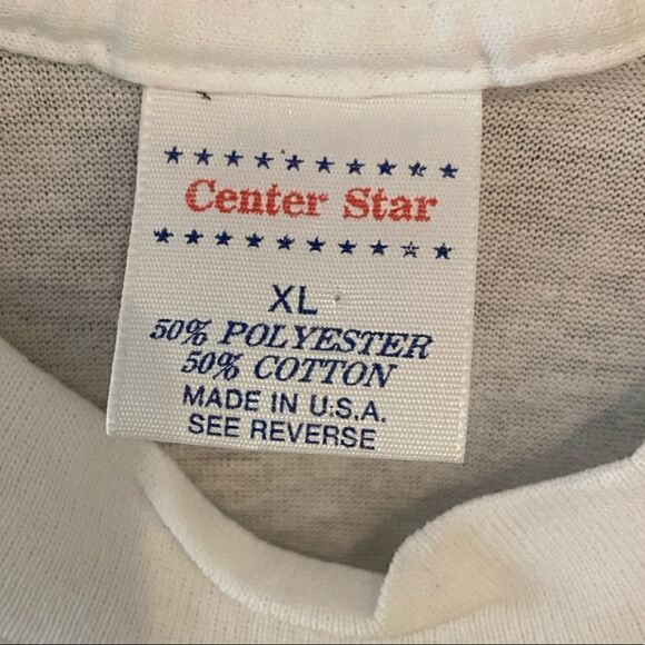 Center Star Sz XL White Vintage Cincinnati Circus The Big Top Emerson T-Shirt - Picture 3 of 6